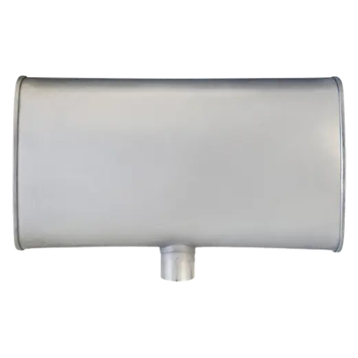 12 x 4 x 22 ST (IN 57"ID x OUT 51" ID x 2) T Muffler, Perf - LE/Gls product image
