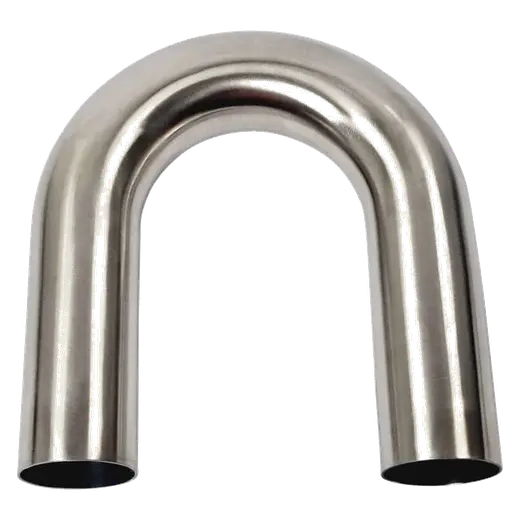 2.25 Inch 180 Degree 1.5D Radius Mandrel Bend Brushed 304 Stainless Steel product image