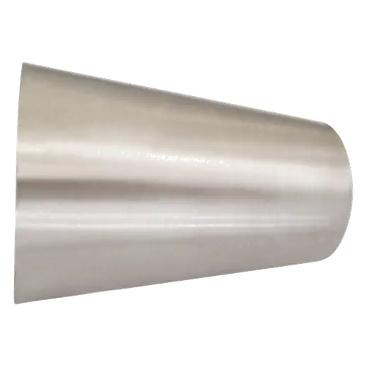 2-3" Cone Reducer SS304 Brushed 4" (101mm) Whole Length 1.5mm WT product image