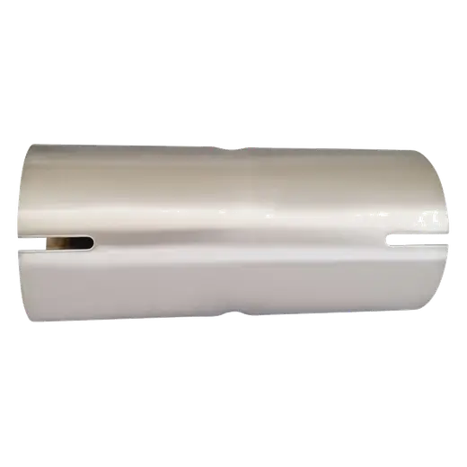 2.5-2.5" Double Couplers SS304 Brushed 6" (152mm) Whole Length 1.5mm WT product image