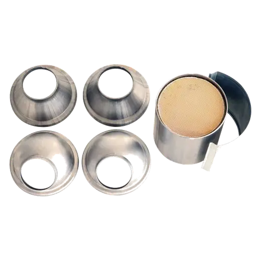 2" UNI ROUND CERAMIC CATKIT WITH 4 X LOOSE ENDCONES & HEATSHIELD EUROII EURO2 product image