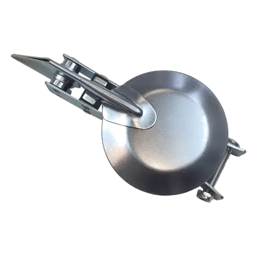 3 1/2" SILENT RAIN CAP - ZINC PLATED product image