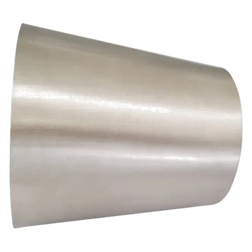 3-4" Cone Reducer SS304 Brushed 4" (101mm) Whole Length 1.5mm WT product image