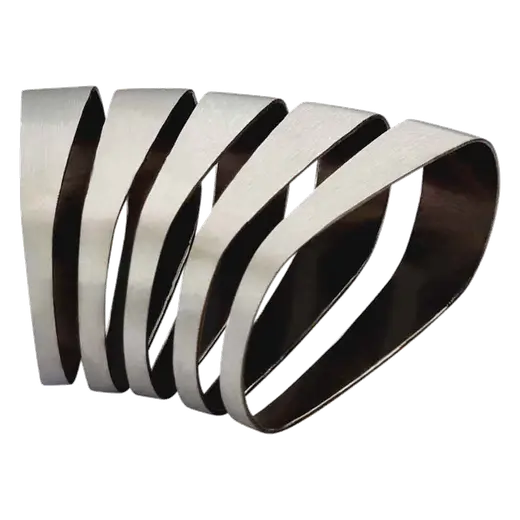 3" (40*96) Horizontal Oval Pie Cuts SS304 Brushed 9° 45 product image