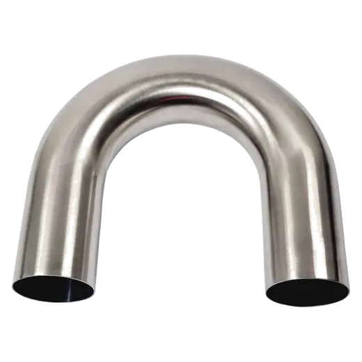 3.5 Inch 180 Degree 1.5D Radius Mandrel Bend Brushed 304 Stainless Steel product image