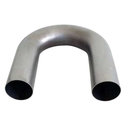 3 Inch 180 Degree 1.5D Radius Mandrel Bend Brushed 304 Stainless Steel product image