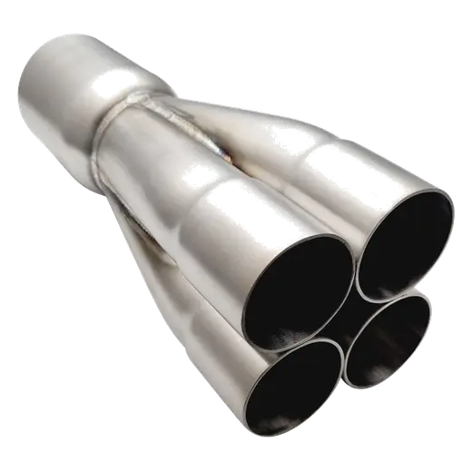 4 into 1 1 3/4"  ID  3" OD 304 Stainless Merge Collector product image