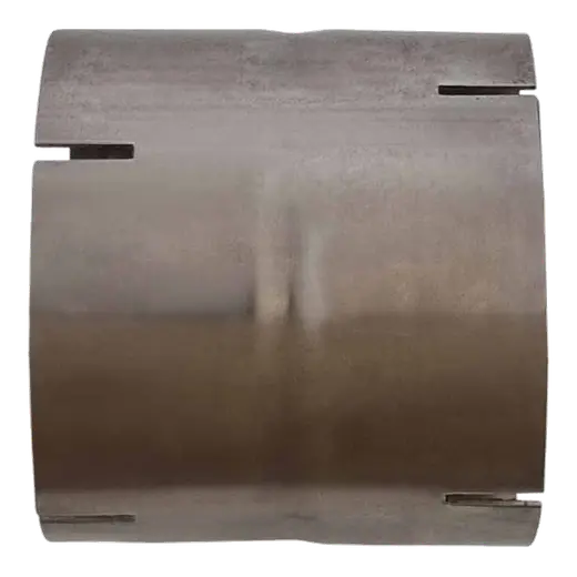5" STRAIGHT TUBE MILD STEEL DOUBLE COUPLER ID BOTH ENDS product image
