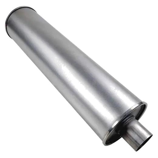 6" ROUND 24" LONG 2 1/4" - 2 1/4" GLASS PACKED BAFFLED product image