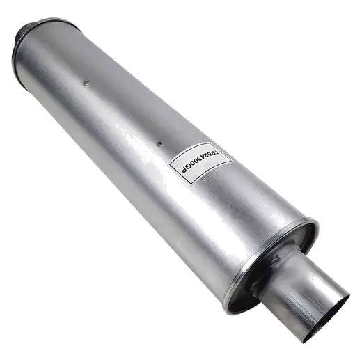 6" Round, 24" Long, ID 3", C/C, O/Cham/Baff, Aluminised product image