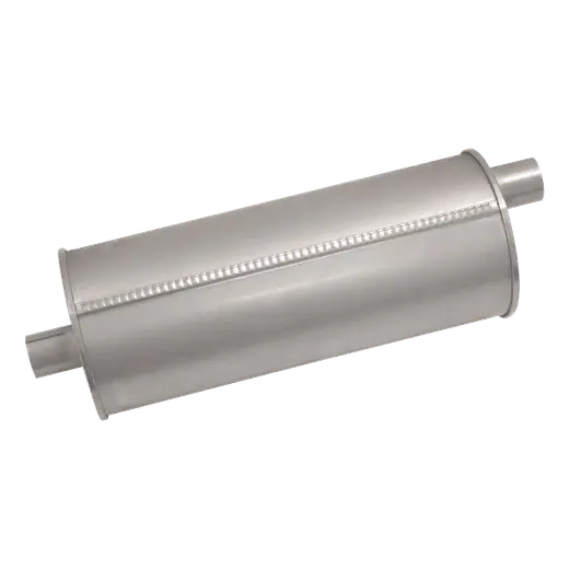 7" Round Offset/Offset Configurations Universal Mufflers | Aluminised | Select Your Size Length and Internal Options product image