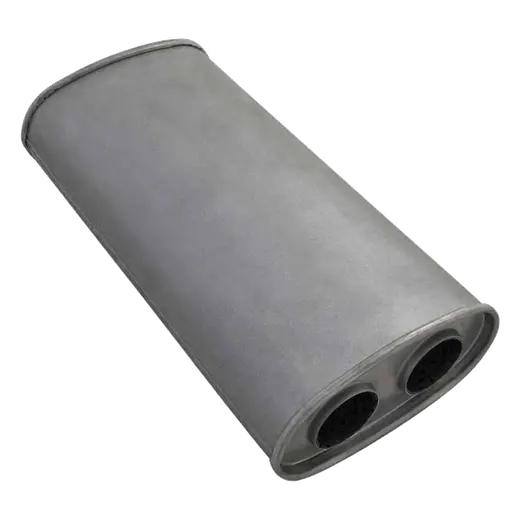 8" x 4" Centre/Dual Configurations Mufflers | Aluminised | Select Your Size Length and Internal Options product image