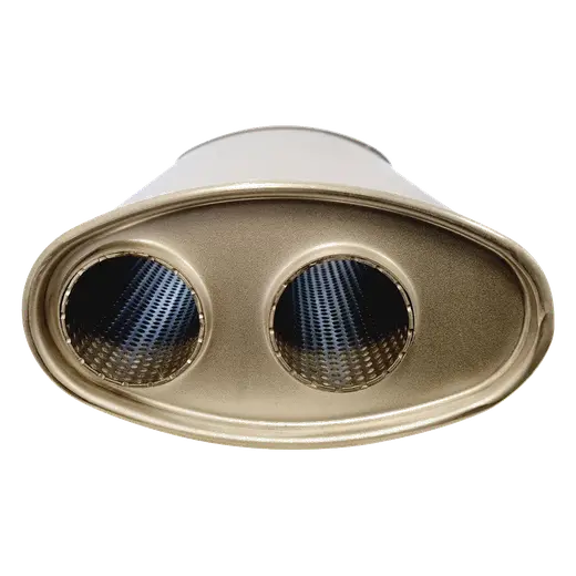 8 x 4 x 14"- Ovl- ST-( OO=2"ID x OO=2"ID)- L-E/Gls. (No Nipple)- Twin in x Twin out product image