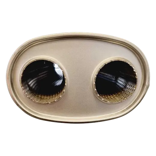 8" x 5" Dual/Dual Configurations Mufflers | Aluminised | Select Your Size Length and Internal Options product image