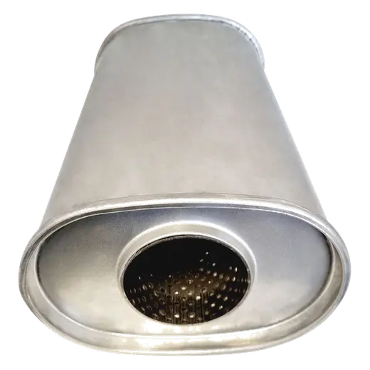 8” X 5” OVAL - 14” LONG C/D SINGLE 3” - DUAL 2 1/2" GLASS PACKED NO STUBS product image