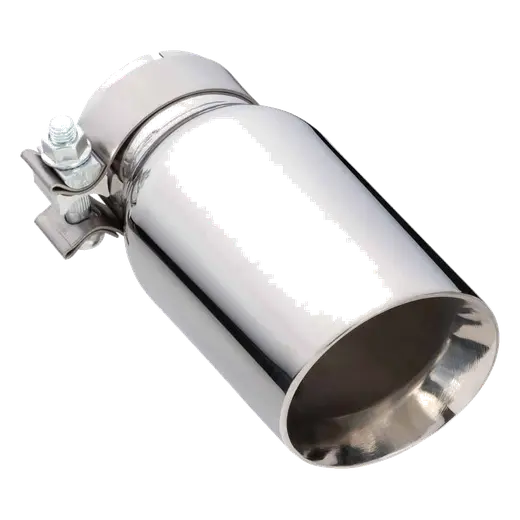Angle Cut Inner Cone RC 2 1/2" In 3.5" Out 8" Long SS304 Clamped Tip product image