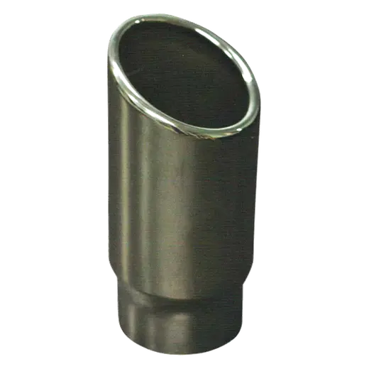 Angle Cut Rolled In RV 2 1/2" In 3" Out 5" Long SS304 Tip product image