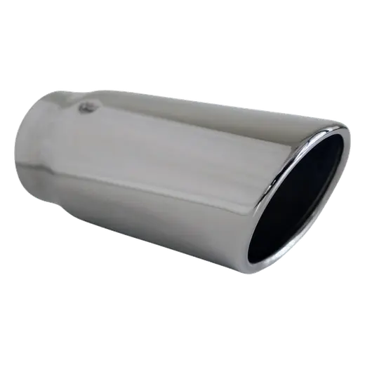 Angle Cut Rolled In RV 2 1/2" In 3" Out 7" Long SS304 Tip product image