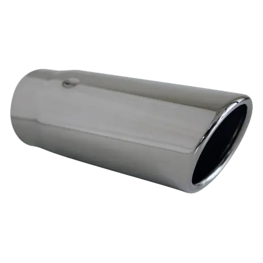 Angle Cut Rolled In RV 2 1/4" In 2 1/2" Out 6 1/2" Long SS304 Tip product image