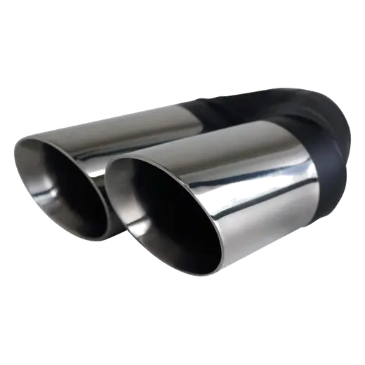 Angle Cut Y-Piece Inner Cone 2 1/4" In 2x3" Out 9" Long RHS SS304 Tip product image