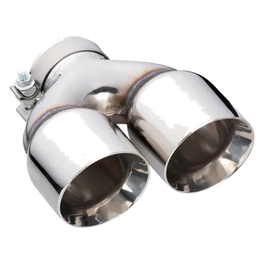 Angle Cut Y-Piece Inner Cone Taper Stepped 3" In 2 x 4" Out 9" Long LHS SS304 Clamped Tip product image