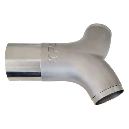 CAST 304 Y PIPE 3 INCH IN 2 X 2.5 INCH OUT  70 DEGREE product image