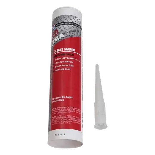 CYCLO HI-TEMP 650° SENSOR SAFE RTV SILICON GASKET MAKER RED 290ml CARTRIDGE product image