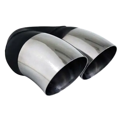 Dump Pipe Y-Piece DP 2 1/4" In 2 x 3" Out 9" Long SS304 Tip product image