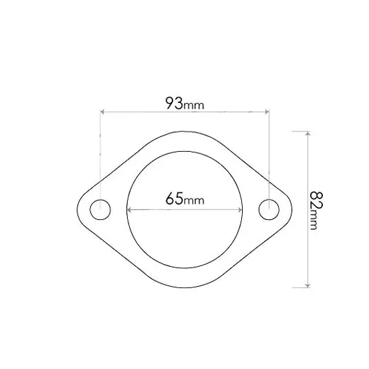 FORD EB V8 2 BOLT 65mm, 93mm PCD GASKET WITH REINFORCED CULOT product image