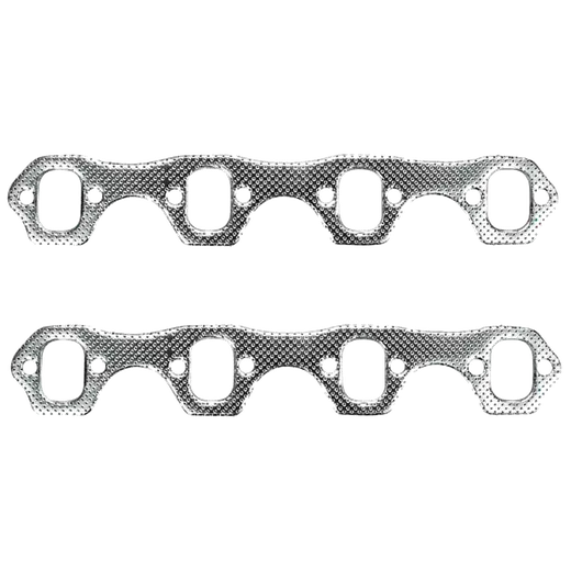 FORD FALCON 302 351 WINDSOR LARGE PORT 45mm x 30mm STEEL HEADER GASKET (2) product image