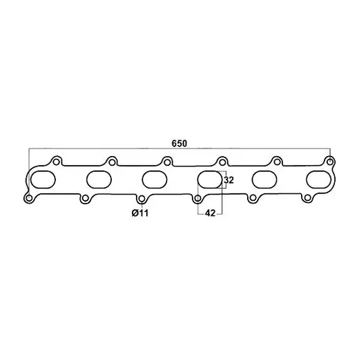 Redback Header Gasket for Ford Falcon (01/2002 - 12/2014), Fairmont (0 product image