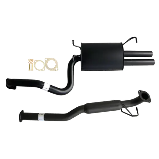 FORD FALCON BA - BF SEDAN XR6 2 1/2" CATBACK KIT INC HOTDOG & EVERFLO MUFFLER DUAL OUTLET product image