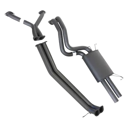 FORD FALCON BA - BF V8 SEDAN TWIN - TWIN 2 1/2" CATBACK KIT INC XPIPE DELETE PIPE & EVERFLO MUFFLER product image