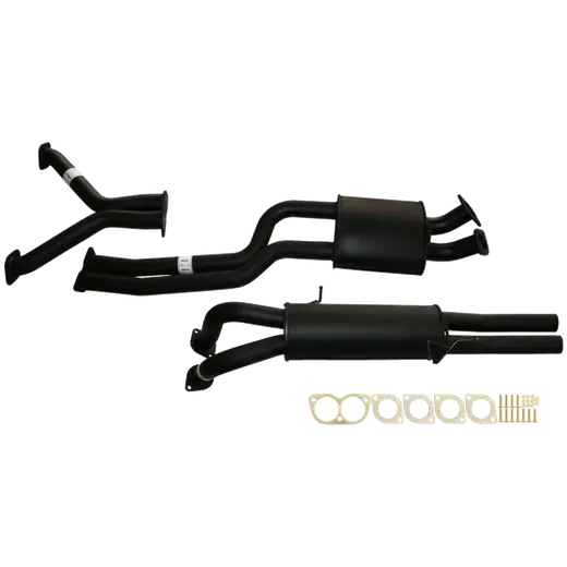 FORD FALCON BA - BF V8 UTE TWIN - TWIN 2 1/2" CATBACK KIT INC XPIPE & 2 X EVERFLO MUFFLERS product image