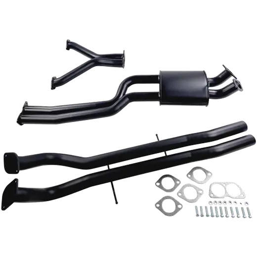 FORD FALCON BA - BF V8 UTE TWIN - TWIN 2 1/2" CATBACK KIT INC Y-XPIPE, FRONT EVERFLO - TAILPIPE REAR product image