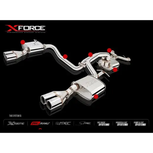 Ford Falcon BA GT Dual Cat Back System **** Special Order Item **** product image