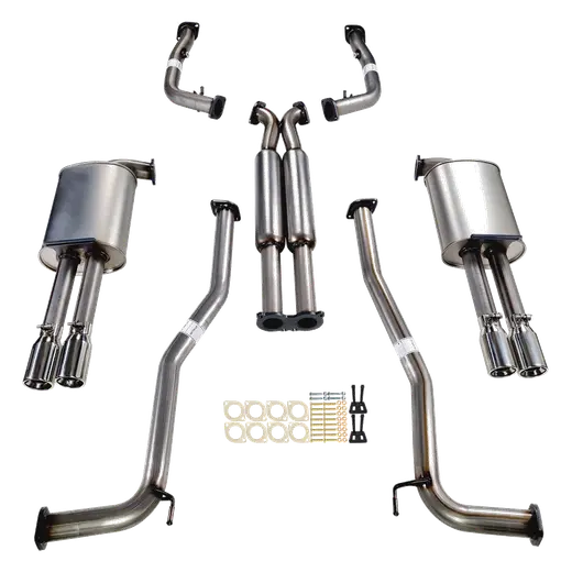 HOLDEN COMMODORE VE, VF V6 V8 SEDAN WAGON 2.5" KIT WITH 2 x HOTDOG - XPIPE & 4 X SC TIPS - XPS STAINLESS STEEL 409L product image