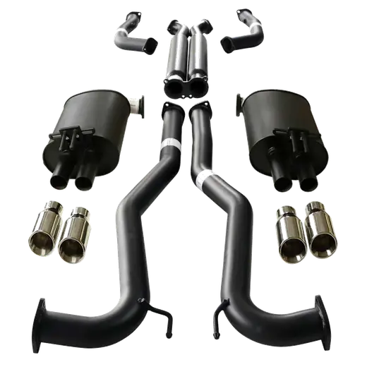 HOLDEN COMMODORE VE, VF V6 V8 SEDAN WAGON 3" KIT WITH 2 x HOTDOG - XPIPE & 4 X AC TIPS - XPS STAINLESS STEEL 409L product image