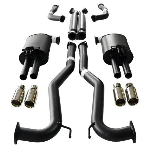 HOLDEN COMMODORE VE, VF V6 V8 UTE AND STATESMAN WM WN 2 1/2" KIT WITH 2 x HOTDOG - XPIPE & 4 X SC TIPS product image