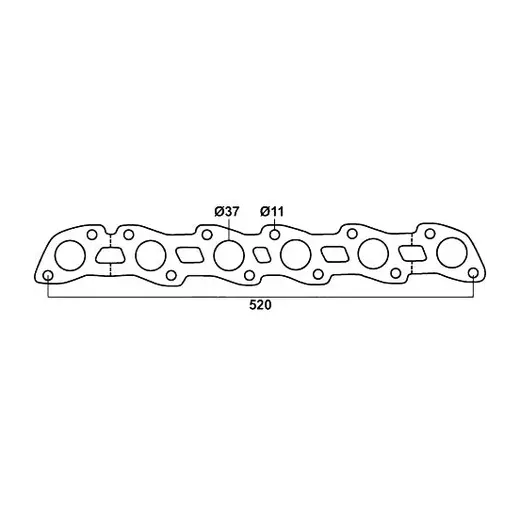 Redback Header Gasket for Holden Calais (03/1986 - 1988), Commodore (03/1986 - 1988) product image