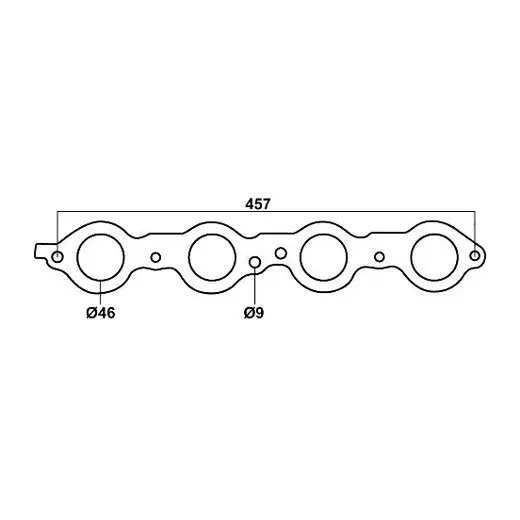 HOLDEN COMMODORE VTII - VE, STATESMAN WL - WM 5.7L, 6.0L 6.2L LS1,2,3, L76,77, L98 Engines STEEL HEADER GASKET (2) product image