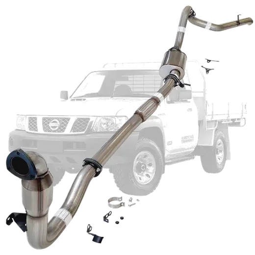 Nissan Patrol Y61 GU 3L ZD30 Ute 3 Inch Turbo Back Exhaust 2000 - 2016 (Does not suit Coil Tower Braces) product image