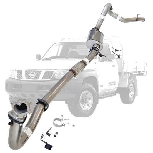 Nissan Patrol Y61 GU 4.2L TD42 Ute 3 Inch Turbo Back Exhaust Cast Dump 1996 - 2006 (Does not suit Coil Tower Braces) product image