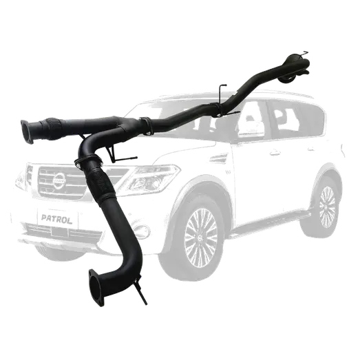 Nissan Y62 Patrol 8cyl 5.6L V8 3 Inch Exhaust With Centre Pipe And Rear Muffler product image
