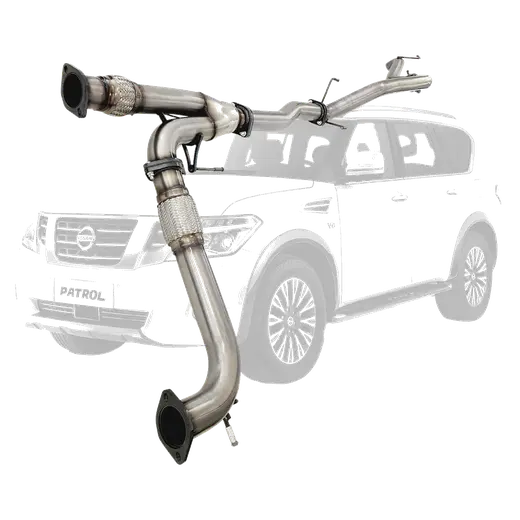 Nissan Y62 Patrol 8cyl 5.6L V8 3 Inch Stainless Steel Exhaust With Pipe Only product image