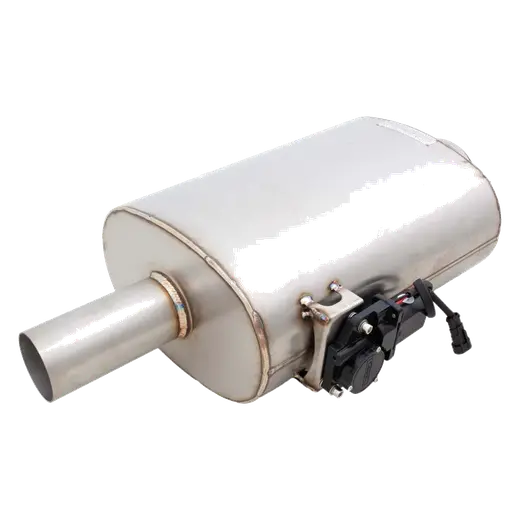 Oval 3Inch Varex Universal Muffler Side Mounted Motor **** Special Order Item **** product image