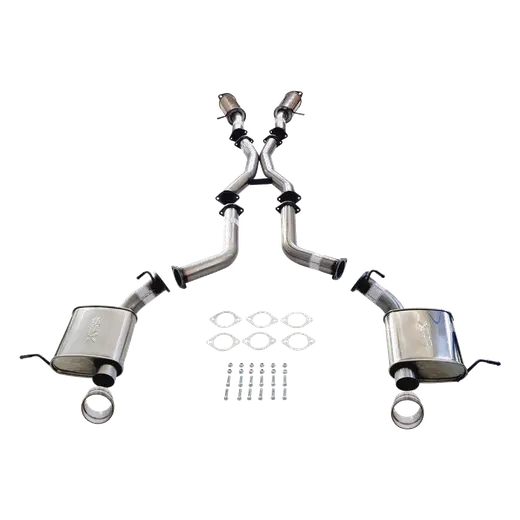 Stainless Steel 3 Inch Exhaust For SRT Jeep Grand Cherokee 6.4lt 2012 On OE Tips product image