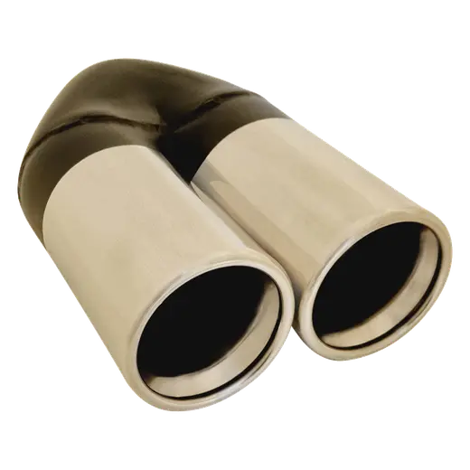 Straight Cut Y-Piece Inner Cone SC 2 1/4" In 2 x 80mm Out 9" Long SS304 Tip product image