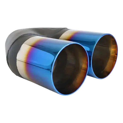 Straight Cut Y-Piece Inner Cone SC 21/4" In 2 x 3 1/2" Out 9" Long "Blue Flame" product image