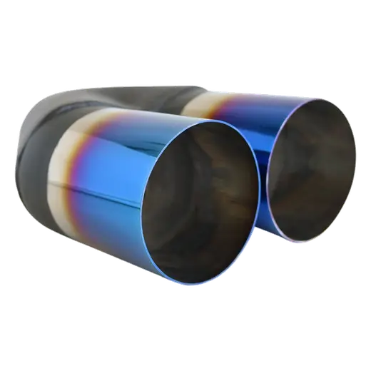 Straight Cut Y-Piece SC 2 1/2" In 2 x 3 1/2" Out 9" Long "Blue Flame" product image